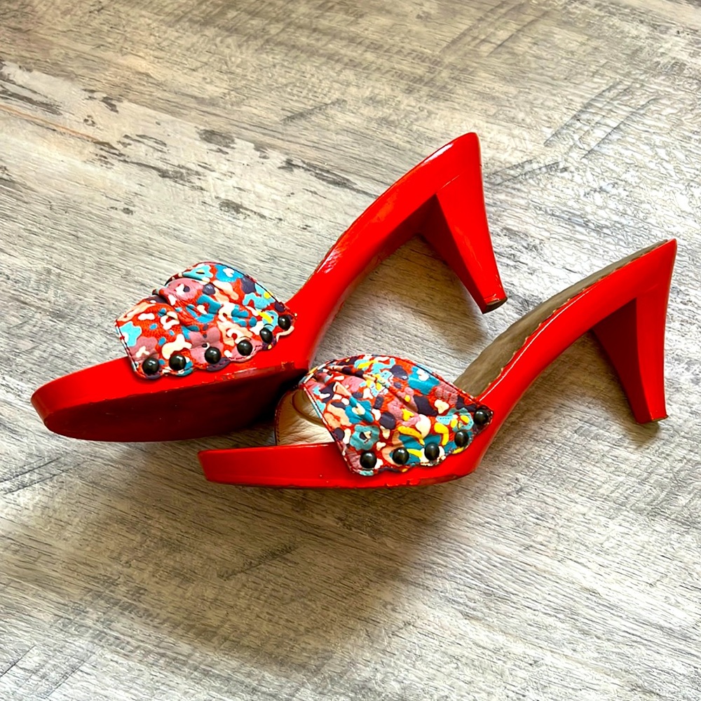 Kitten wooden clog heels from Marc Jacobs